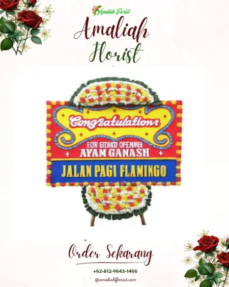Sewa Papan Bunga Koroptak